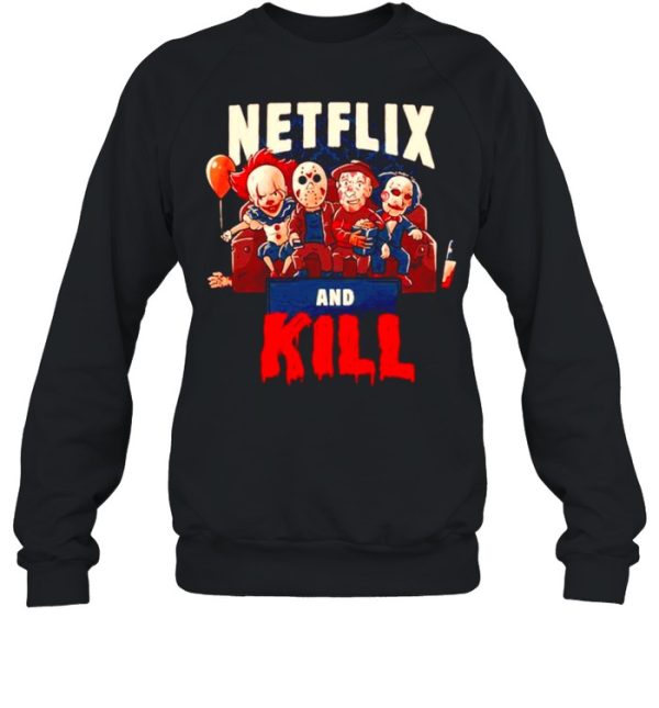 Horror Halloween chibi netflix and kill shirt