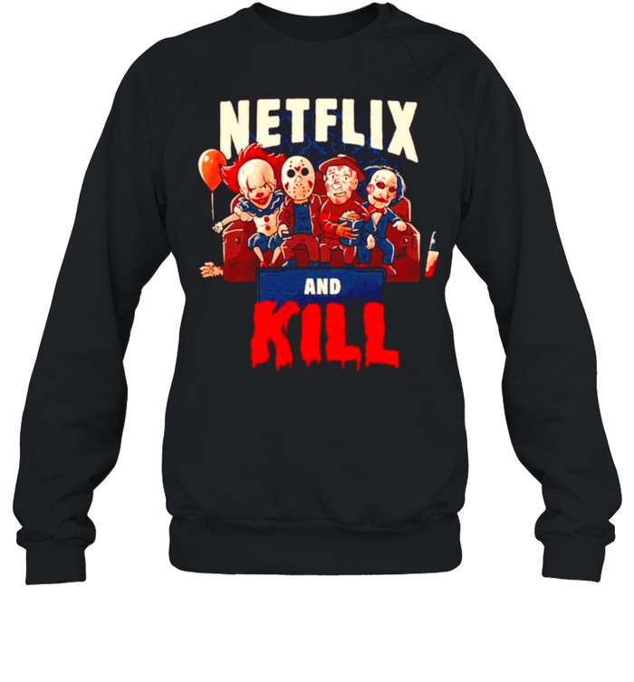 Horror Halloween chibi netflix and kill shirt Horror Halloween chibi netflix and kill shirt