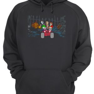 Horror Halloween driving Jeep shirt 3