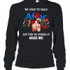 Horror Halloween we used to smile and then we worked at Aflac Inc shirt