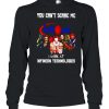 Horror Halloween you can’t scare me I work at Infineon Technologies shirt