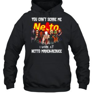Horror Halloween you can't scare me I work at Netto Marken Reduce shirt 3