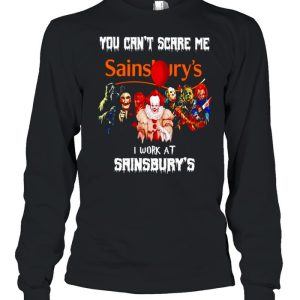Horror Halloween you can't scare me I work at Sainsbury's shirt 1