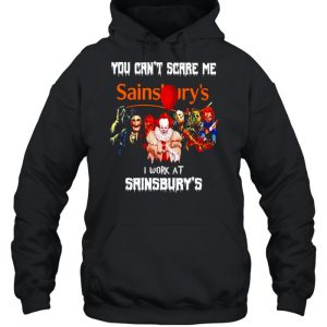 Horror Halloween you can't scare me I work at Sainsbury's shirt 3
