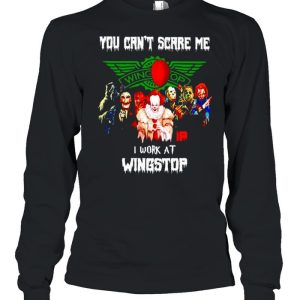 Horror Halloween you can’t scare me I work at Wingstop shirt