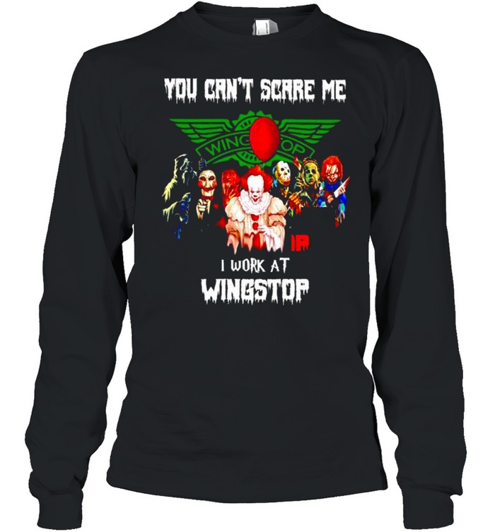 Horror Halloween you can’t scare me I work at Wingstop shirt Horror Halloween you can’t scare me I work at Wingstop shirt