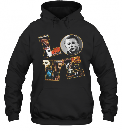 Horror Michael Myers Love Halloween T-Shirt Horror Michael Myers Love Halloween T-Shirt