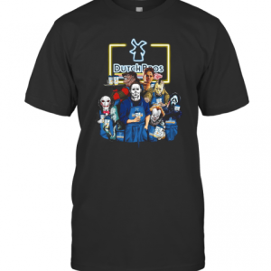 Horror Movie Character Dutch Bros Coffee T-Shirt