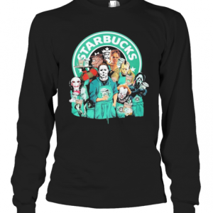 Horror Movie Character Starbucks T Shirt 1