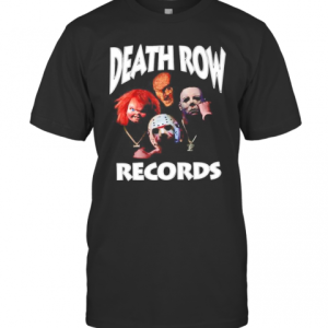 Horror Movie Characters Death Row Records T-Shirt