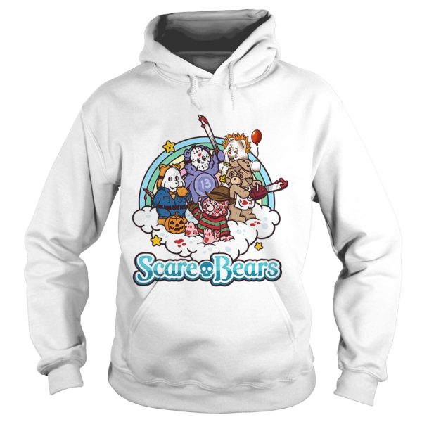 Horror Movie Characters Scare Bears Halloween shirt
