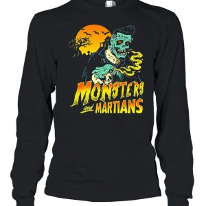 Horror Psychobilly Punk Monsters And Martians T-shirt
