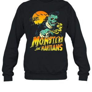 Horror Psychobilly Punk Monsters And Martians T-shirt