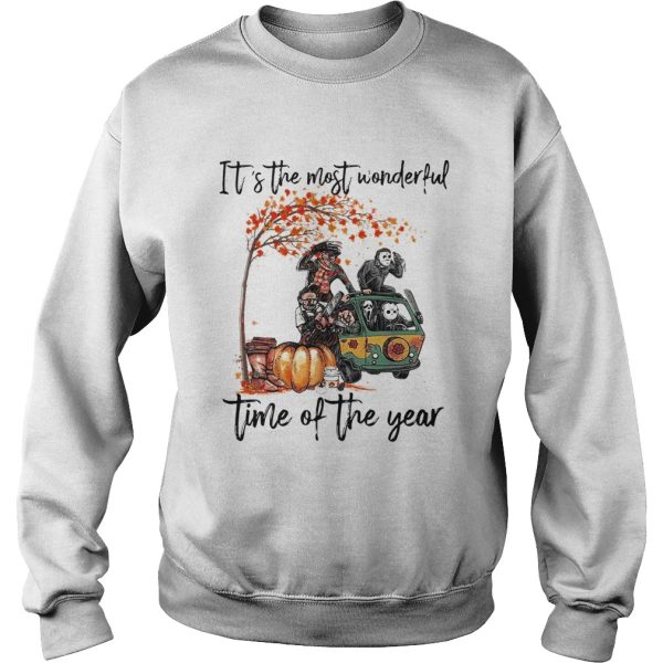 Horror character movie Its the most wonderful time of the year shirt