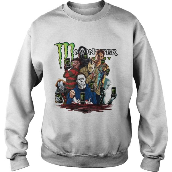Horror character movie Monster Energy shirt