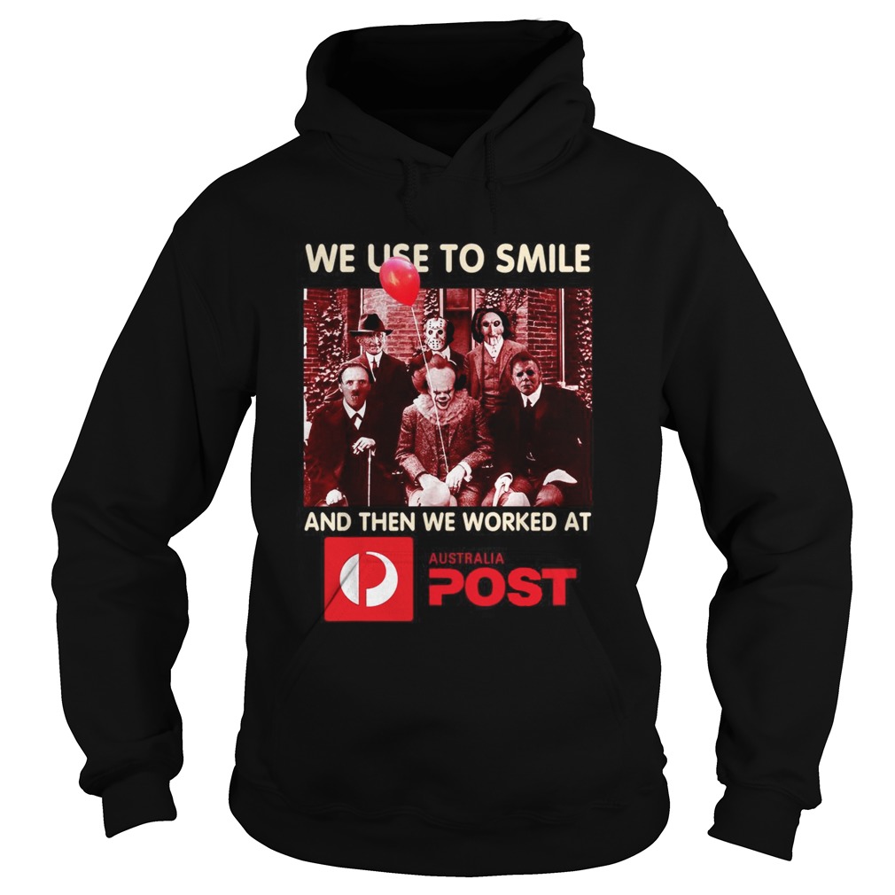 Horror character movie We use to smile and then we worked at Australia Post shirt Horror character movie We use to smile and then we worked at Australia Post shirt