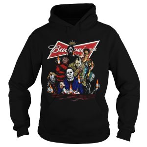 Horror character movie drink Budweiser shirt