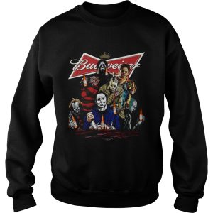 Horror character movie drink Budweiser shirt 3