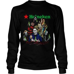 Horror character movie drink Heineken beer shirt