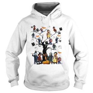 Horror character movie on the tree Halloween shirt