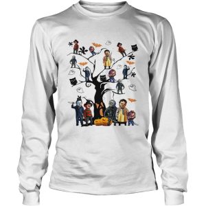 Horror character movie on the tree Halloween shirt