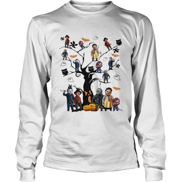 Horror character movie on the tree Halloween shirt