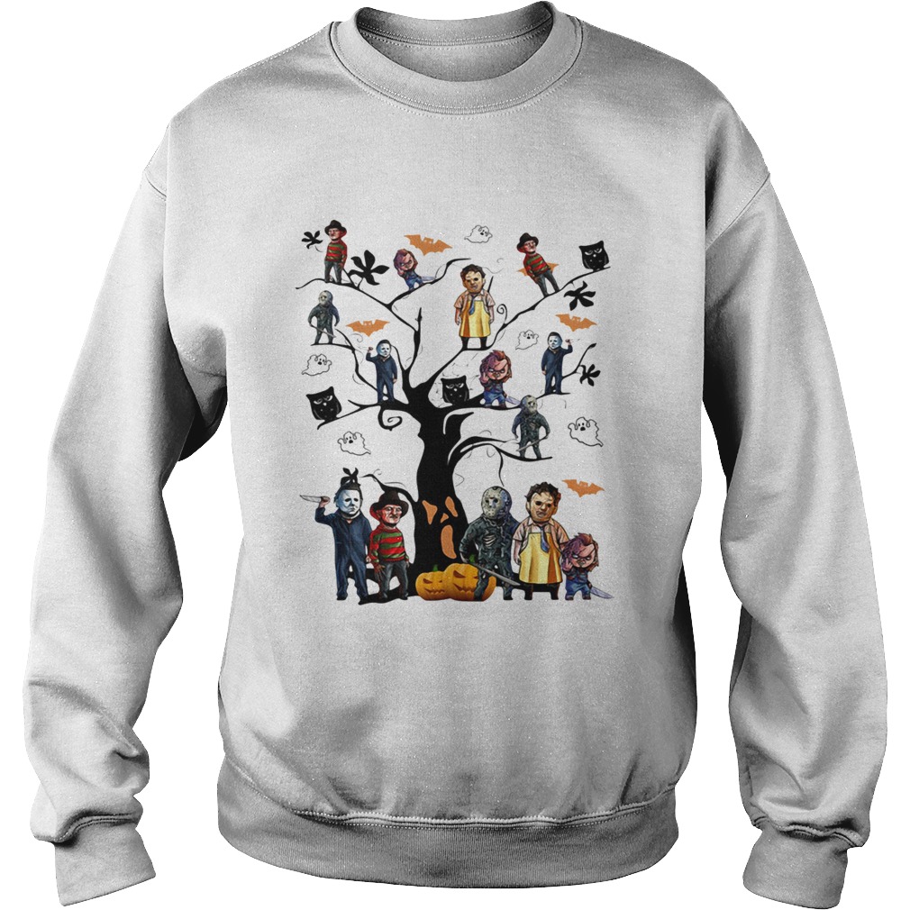 Horror character movie on the tree Halloween shirt Horror character movie on the tree Halloween shirt