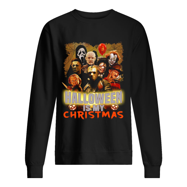 Horror characters Halloween is my Christmas shirt Horror characters Halloween is my Christmas shirt