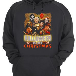 Horror characters Halloween is my Christmas shirt 3