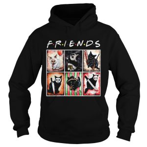 Horror characters cat version Friends shirt