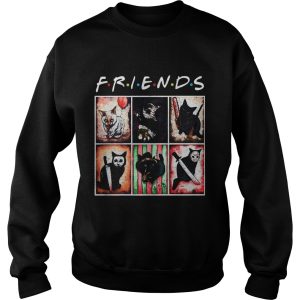 Horror characters cat version Friends shirt