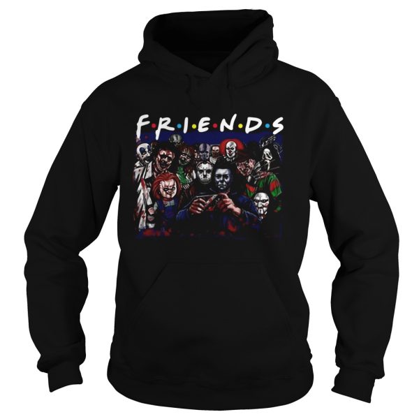 Horror characters friends shirt