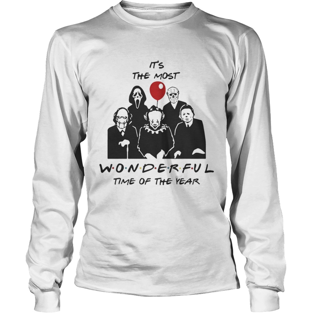 Horror characters its the most wonderful time of the year shirt Horror characters its the most wonderful time of the year shirt