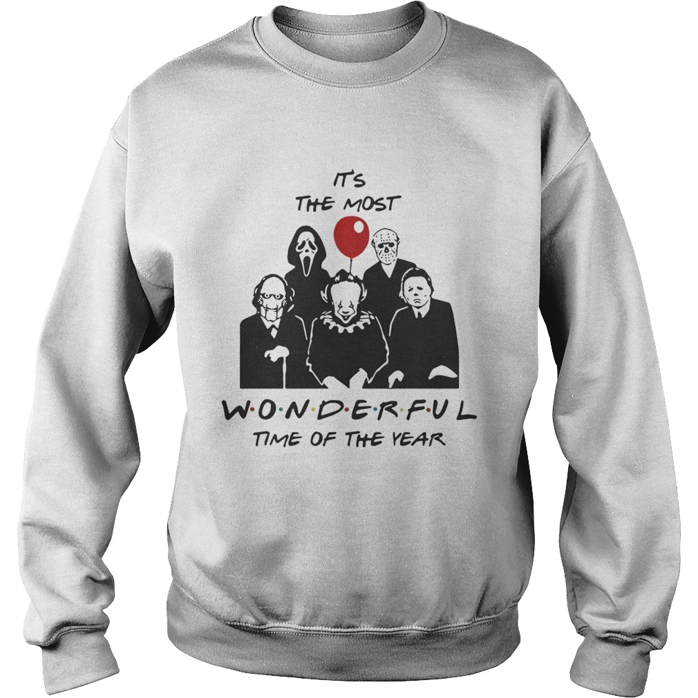 Horror characters its the most wonderful time of the year shirt Horror characters its the most wonderful time of the year shirt