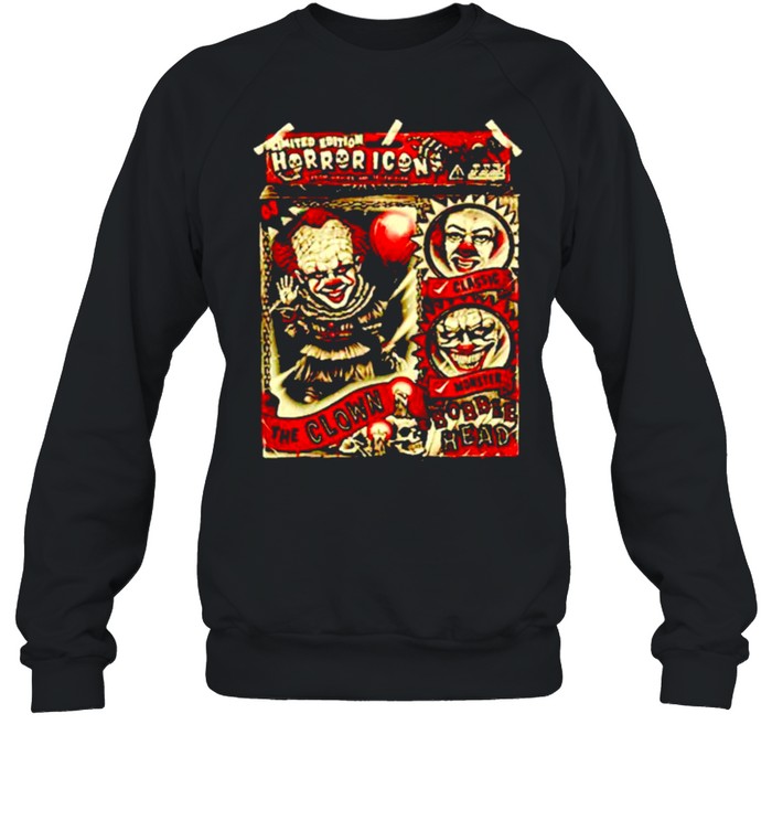Horror icon Pennywise the Clown Bobblehead shirt Horror icon Pennywise the Clown Bobblehead shirt