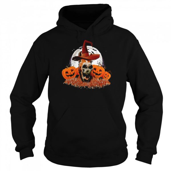 Horse Pumpkin Witch Halloween T-shirt