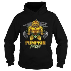Hot Halloween Gym Workout Pumpkin Iron Motivation Men Workout shirt 1