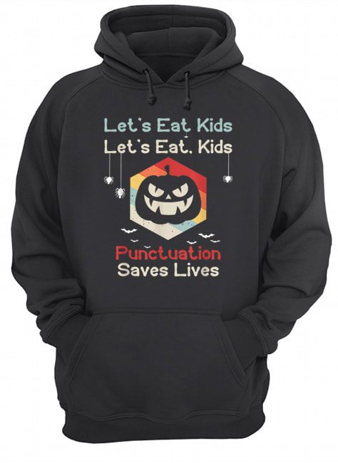 Hot Lets eat kids Funny Teachers Pumpkin Grammar Halloween shirt Hot Lets eat kids Funny Teachers Pumpkin Grammar Halloween shirt