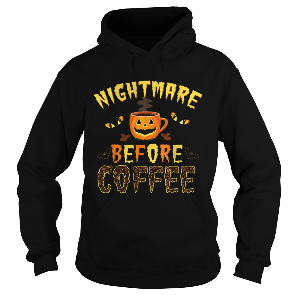 Hot Nightmare Before Coffee Women Funny Halloween shirt Hot Nightmare Before Coffee Women Funny Halloween shirt