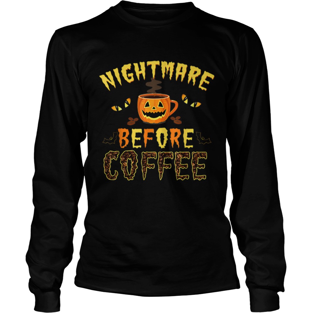 Hot Nightmare Before Coffee Women Funny Halloween shirt Hot Nightmare Before Coffee Women Funny Halloween shirt
