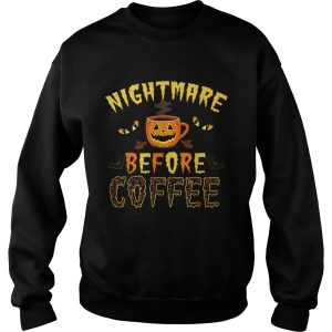 Hot Nightmare Before Coffee Women Funny Halloween shirt 3