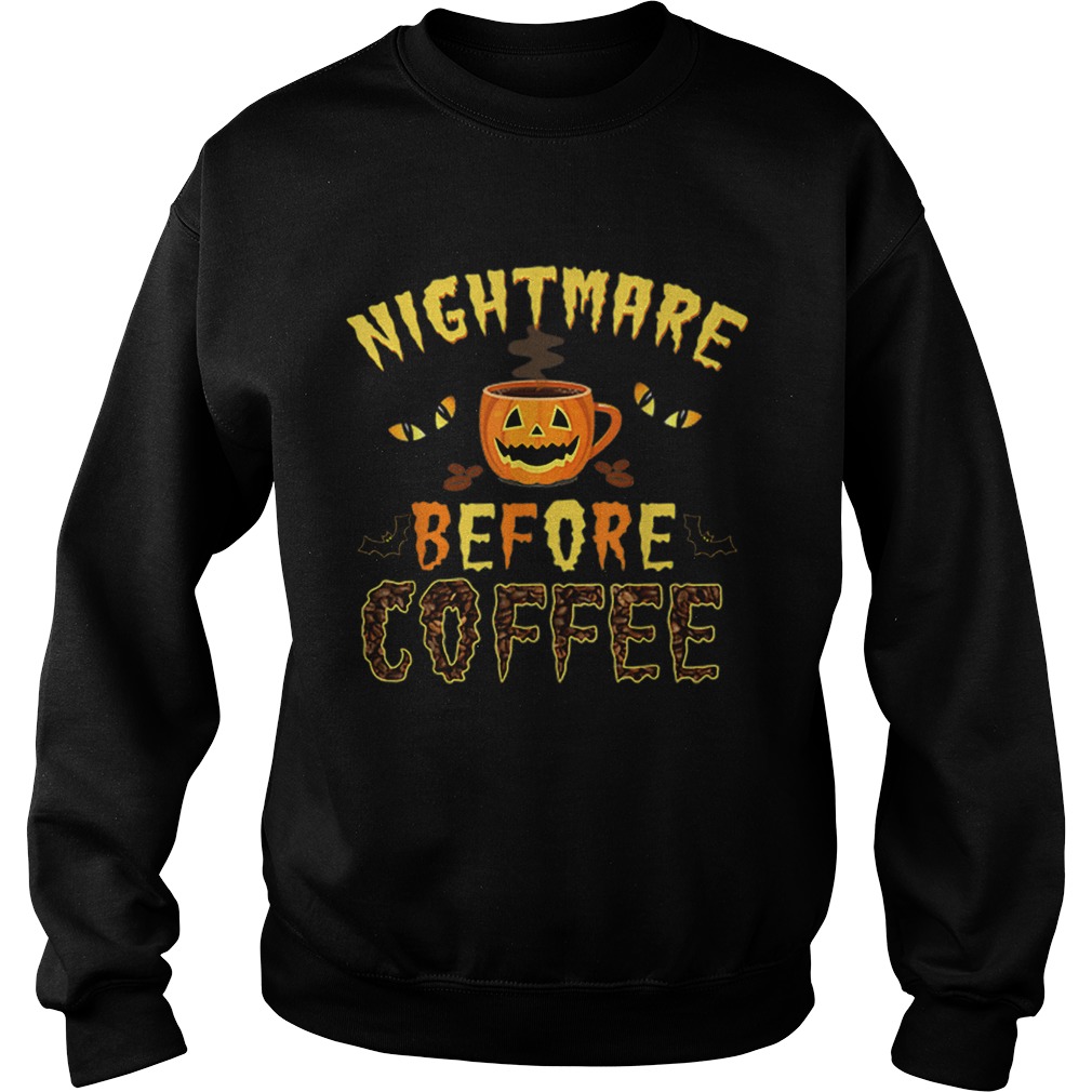 Hot Nightmare Before Coffee Women Funny Halloween shirt Hot Nightmare Before Coffee Women Funny Halloween shirt