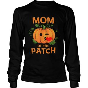 Hot Pumpkin Mom of the Patch Family Halloween Tee shirt 2