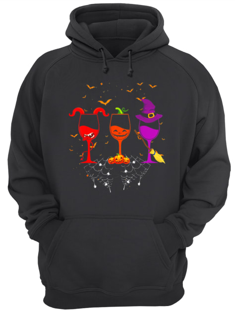 Hot Three Wine Glasses Funny Halloween Gifts shirt Hot Three Wine Glasses Funny Halloween Gifts shirt