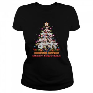 Houston Astros Christmas Tree Baseball Teams 2021 Merry Christmas shirt