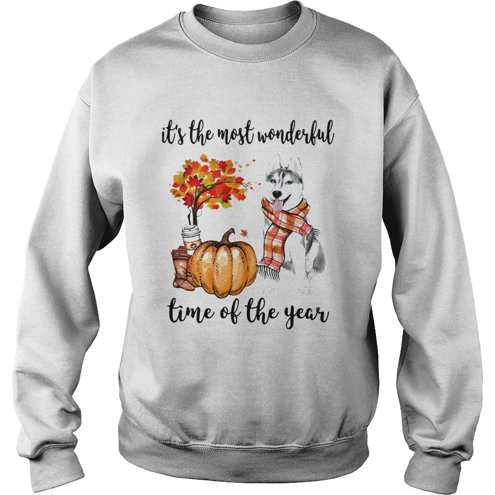 Husky its the most wonderful time of the year shirt Husky its the most wonderful time of the year shirt