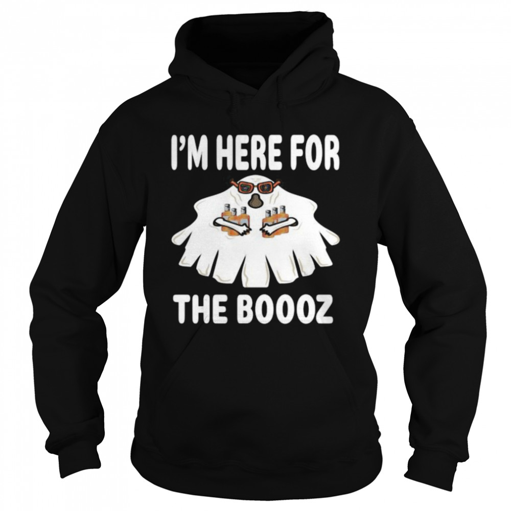 I’M HERE FOR THE BOOOZ GHOST COSTUME HALLOWEEN PARTY shirt I’M HERE FOR THE BOOOZ GHOST COSTUME HALLOWEEN PARTY shirt
