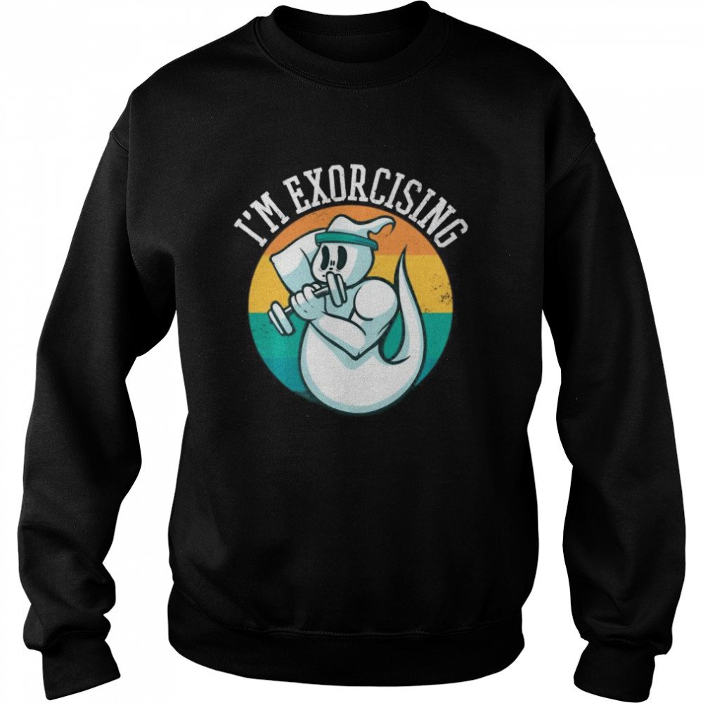 I’m Exorcising Halloween Workout Gym Exercise Lifting Ghost shirt I’m Exorcising Halloween Workout Gym Exercise Lifting Ghost shirt