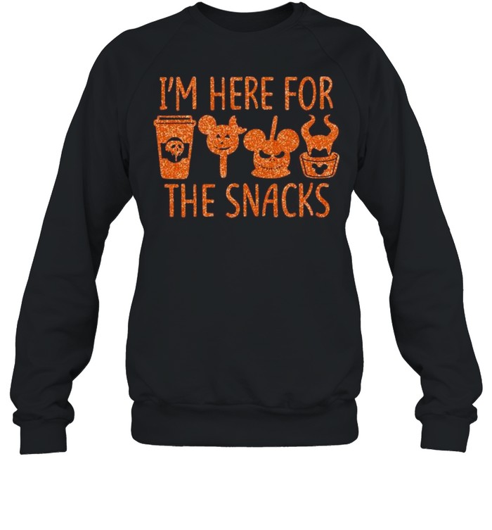 I’m Here For The Snacks Disney Jack Skeleton and Witch Halloween shirt I’m Here For The Snacks Disney Jack Skeleton and Witch Halloween shirt
