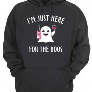 I'm Just Here For The Boos Wine Halloween shirt 3
